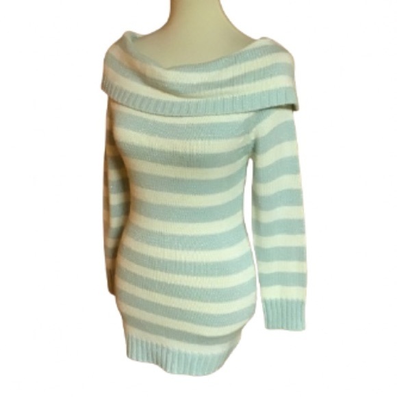 Retro Bongo Y2K sparkley striped sweater - Picture 1 of 8